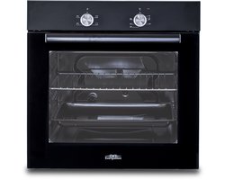 Everglades EVBI4600 - Inbouwoven Zwart - Zwart Glas - 62 Liter - 4 Oven Standen - A Klasse - 5 Jaar Garantie
