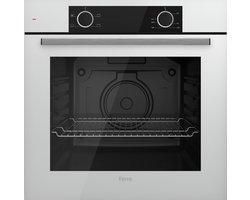 Ferre XE61CB - Inbouw oven - Conventioneel - Eco stand - 78 liter - 60 cm hoog - Tot 250 graden - Kristalwit glas