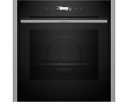 geïntegreerde multifunctionele oven 71l 60cm met zwarte pyrolyse - neff - b54cr71n0