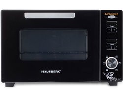 Hausberg HB-9260 – 48L Digitale Heteluchtoven met Touch Control – 1800W – Boven & Onder Verwarming – TurboFan – Zwart