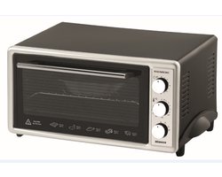 Hausberg Vrijstaande Elektrische Hetelucht Oven HB-8015 - 1200W - 48 Liter - 4 kookniveau's