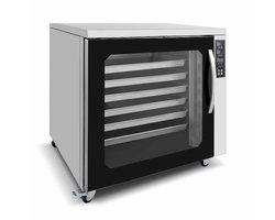 HCB® - Professionele Horeca Rijskast - 8 x 60/40 cm - 230V - RVS / INOX rijsmachine - rijsautomaat - 75x84x91 cm (DxBxH) - 78 kg - 2631