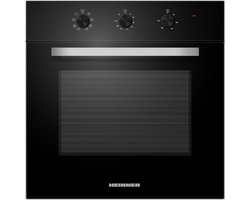 Heinner HBO-M659GC-GBK Inbouw Oven – Elektrisch – 65 L – Energieklasse A – Heteluchtfunctie – Grill – 8 Functies – Zwart Glas – 5 Jaar Garantie