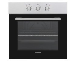 Heinner HBO-V656G-IX Inbouw Oven – Elektrisch – 72 L – Energieklasse A – Heteluchtfunctie – Grill – 6 Functies – Mechanische Timer – RVS – 5 Jaar Garantie