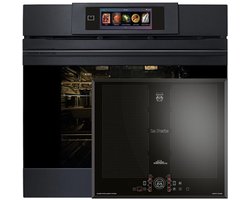 Inbouwoven - KAISER- EH 6347 - XXL Multi 29, multifunctionele elektrische oven met pyrolyse en stoomreiniging - 60 cm + KCT 61 FI - inductiekookplaat - 60 cm