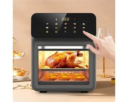 Je Huis 10L Elektrische Airfryer – Grote Capaciteit, Olievrij, 360° Convectie, Gezond Bakken en Frituren voor Thuis.
