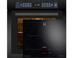 Kaiser Elektrisch fornuis inbouwoven EH 6306 RS, met 1-voudige telescopische loper, inbouwoven,79L+KCT 6140 FI inductiekookplaat 60 cm