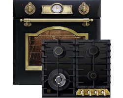 Kaiser - inbouwoven - EG 6345 Em - Gaskookplaat - KCG 6335 Em - inbouw gasoven - gas - 67L - 60cm -