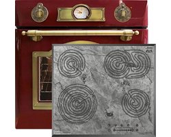 Kaiser - Inbouwoven - EH 6355 RotEm - inbouw elektrische kookplaat- KCT 6715 F Era - kookplaat- 1-voudige telescoopgeleider - elektrische inbouwoven - zelfvoorzienend - 60cm - 67L - 8 functies