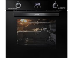 Kaiser - inbouwoven - EH 6367 - elektrische oven - zelfreinigend - 79L - rotisserie - inbouwoven - 10 functies - met 1-voudige telescoopgeleider,