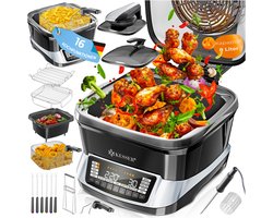 KESSER® Multicooker Airfryer 8L met 16 Kookfuncties Inclusief Stoomkoker, Rijstkoker, Grill Apparaat