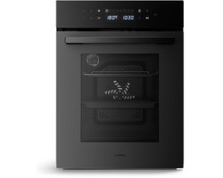 Klarstein Velaire inbouwoven - 49 liter elektrische oven, 10 kookmodi, touchbediening, geëmailleerde binnenkant, driedubbele glazen deur, energieklasse A, inbouwoven, 45 cm