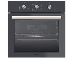 Kumtel B66-SF2(MT) - Inbouwoven -Antraciet- Hetelucht -4 Functies -55L