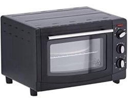 Mini Oven Vrijstaand - Kleine Oven - Zwart - 20L