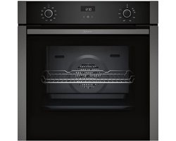 Neff B1ACE2AG3 N 50 - Inbouwoven - 71 l - 3400 W - A+ - Grafiet - Zelfreinigend Hydrolytisch - Kinderslot