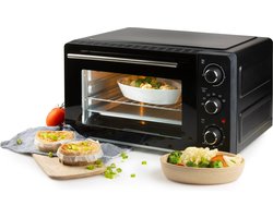 PRIMO PR254OV Vrijstaande Oven - Heteluchtoven - 28L - 1500W - Zwart