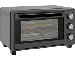 Quvo® Stoomoven - Stoomoven Kookboek - Stoomoven Ontkalker - Zwart - 38cm x 47cm x 29cm