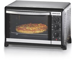 Rommelsbacher mini oven BG 1055/E – compacte vrijstaande oven 10 liter – met boven- en onderwarmte, timer en kruimellade