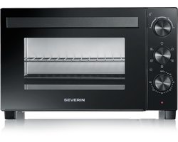 Severin TO 2075 Bak- en Braadoven – 30 Liter – Convectie – Draaispit – Timer – Zwart
