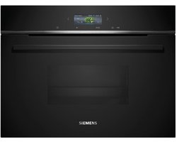 Siemens CD714GXB1 | Inbouw stoomoven | 45 cm | Zwart | FullSteam