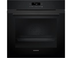 Siemens HB272ABB3 - iQ300 - Inbouwoven - 60 x 60 cm - Zwart - Energielabel A - Air fry: gezondere manier om te snacken - Eenvoudig te reinigen met pyrolytische zelfreiniging activeClean
