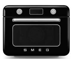 SMEG COF01BLEU - Vrijstaande Combi-Stoomoven - Zwart - Jaren 50 Design