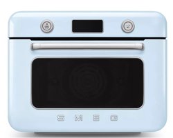 SMEG COF01PBEU - Vrijstaande Combi-stoomoven - Pastelblauw - Jaren 50 Design