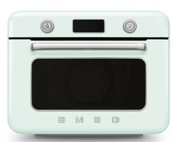 SMEG COF01PGEU - Vrijstaande Combi-stoomoven - Watergroen - Jaren 50 Design