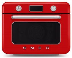 SMEG COF01RDEU - Vrijstaande Combi-Stoomoven - Rood - Jaren 50 Design