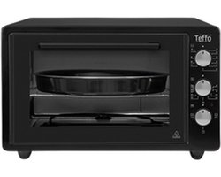 Teffo - Bakoven - Dubbel Glas - Vrijstaande Oven L - 42L - Met timer - 50/60Hz - 3 niveaus