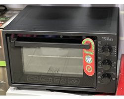 Vrijstaande Oven - Heteluchtoven - 36 Liter - 1300W - Timer- 4 programma's - Zwart