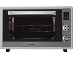 Wiggo WMO-E657(W) - Vrijstaande Mini Oven - Electrisch - 60 CM - 65 liter - 2000 W - 5 Jaar Garantie - Wit