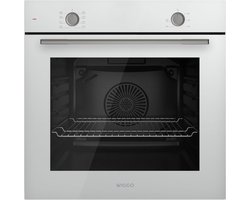 Wiggo WO-B608(W) - Inbouw heteluchtoven - 68L - Hetelucht functie - Soft Close deur - Energieklasse A - Wit - 5 jaar garantie