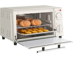 ZYLARO mini oven - Vrijstaande Elektrische Oven - 9L - 750W - Wit