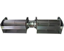 Dubbele Omloopventilator voor Pelletkachel Tangentiaal met Twee Ventilatoren