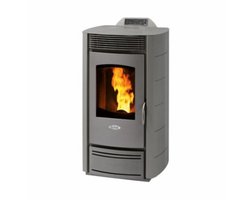 Fair M10 Pelletkachel 10 kW – Afgerond Design – Frontventilatie – Hoog Rendement – Antraciet – Verwarmt tot 280 m³