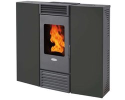 Fair Pelletkachel XSC10 Slim – 10 kW – Ultra-Slank Design – Semi-kanalisatie – Tot 280 m³ – Antraciet