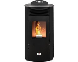 Gekanaliseerde Pelletkachel 15 kW met WiFi - Programmeerbaar, Hoge Efficiëntie voor 140m²