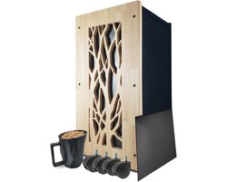 Granulaatbox voor Houtpellets, 55 kg Capaciteit, Opbergoplossing voor Pelletkachel, Gemaakt in Frankrijk