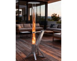 Green Flame BPH-R80 Outdoor Pellet Lounge Heater + Reflector