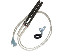 Haard Ontsteker - Vervangend Element - Pelletkachel Reparatie - Duurzaam Metaal - 20x8x3 cm - Zwart
