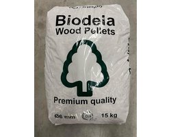 Houtpellets - Brandstofkorrels - Centrale Verwarming - Hoogste Kwaliteit Klasse A1 - 15 kg zak - Natuurlijk Hout