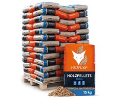 Houtpellets ENplusA1 DINplus 15kg | Eco Energie Verwarming Ketel | 975kg per Pallet