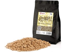 Houtpellets van 100% Esdoornhout voor Barbecue, Roker en Pizzaoven (1 kg)