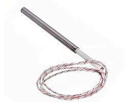 Industriele Weerstand voor Pelletkachels - 300W, 9,5mm Diameter, 180mm Lengte, 220V Verwarmingsweerstand