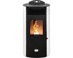 Kanalen pelletkachel 15 kW met WiFi voor ruimtes tot 140 m²