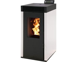 MARINA 8 - pelletkachel - Wit - luchtdicht