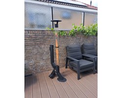 Pellet heater terrasverwarmer – Buiten Verwarming op Pellets – Duurzaam & Stijlvol