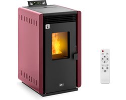 Pelletkachel - 6 kW - voor 50-150 m³ - 5 niveaus - timer - MSW