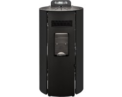 Pelletkachel 9 KW met WiFi - Geschikt voor 80m"), Verwarmingsoven met programmeerbare timer en 5 snelheden